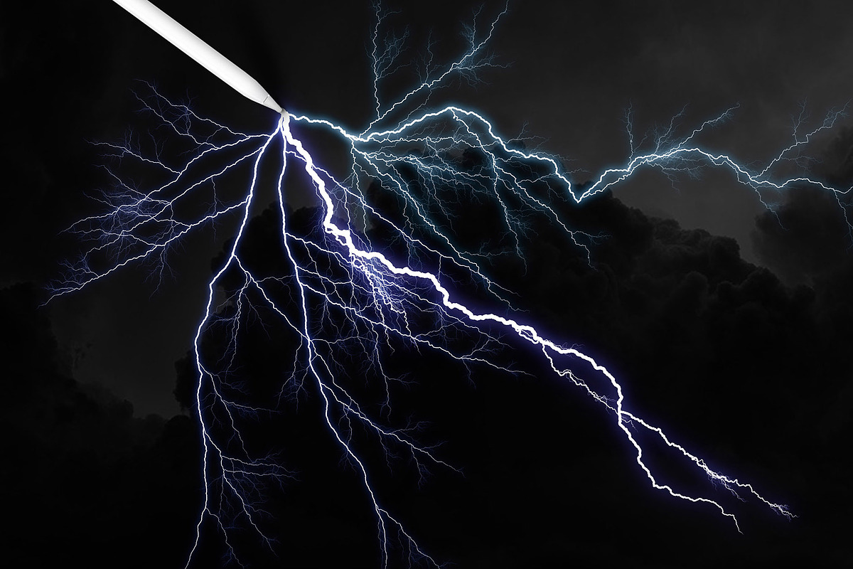 150 Lightning Procreate Brushes, a Brush Add-On by ArtistMef (Photo 6 of 8)