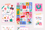 Cozy Christmas Girl Clipart, a Graphic by Ruslana Lubenets (Thumbnail 13 of 21)
