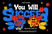 Slowley Font | Retro Bubble Font, a Handwritten Font by Koplexs Studio (Thumbnail 7 of 13)