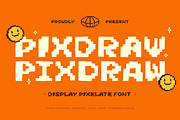 Pixdraw - Organic Imperfect Doodle, a Font by Typia Nesia (Thumbnail 1 of 11)