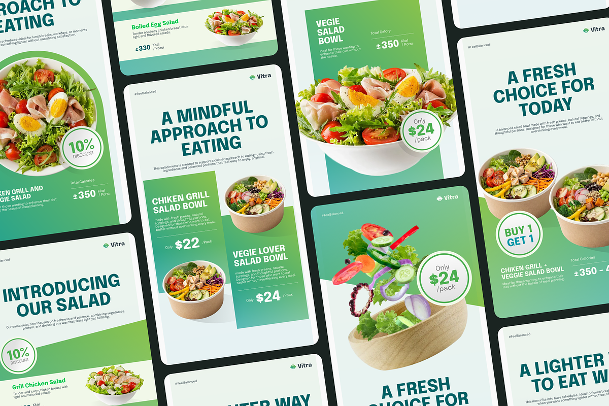 Vitra - Food Promotion Social Media, a Social Media Template by SLAB! Design (Photo 8 of 8)