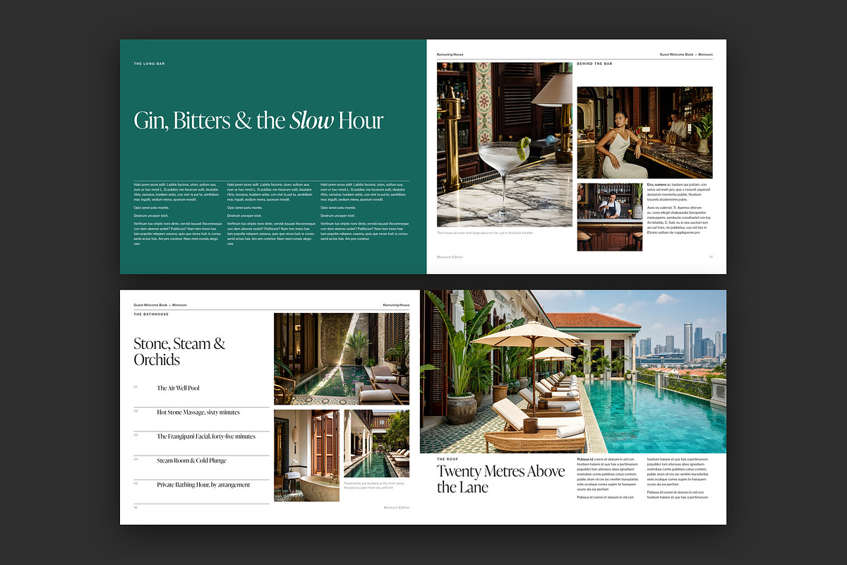 Landscape Hotel Brochure Template, a Brochure Template by BrandPacks (Photo 6 of 10)
