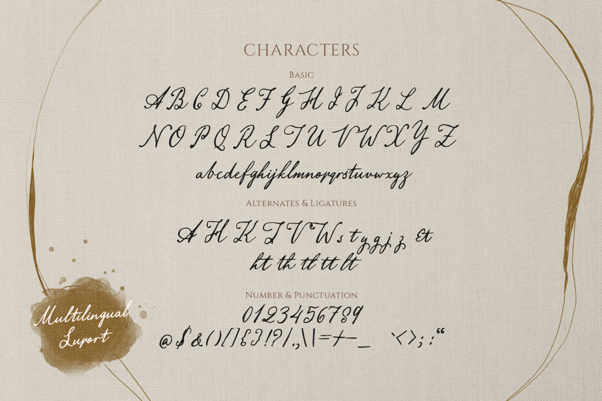 Aviola Memories - Romantic Script, a Script Font by Letterhend Studio (Photo 5 of 9)