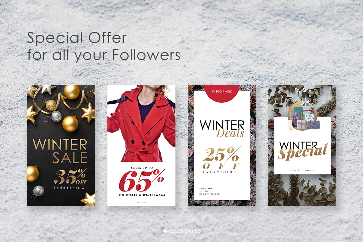 Winter Sale Instagram Stories, a Social Media Template by Louds Studio (Photo 4 of 6)