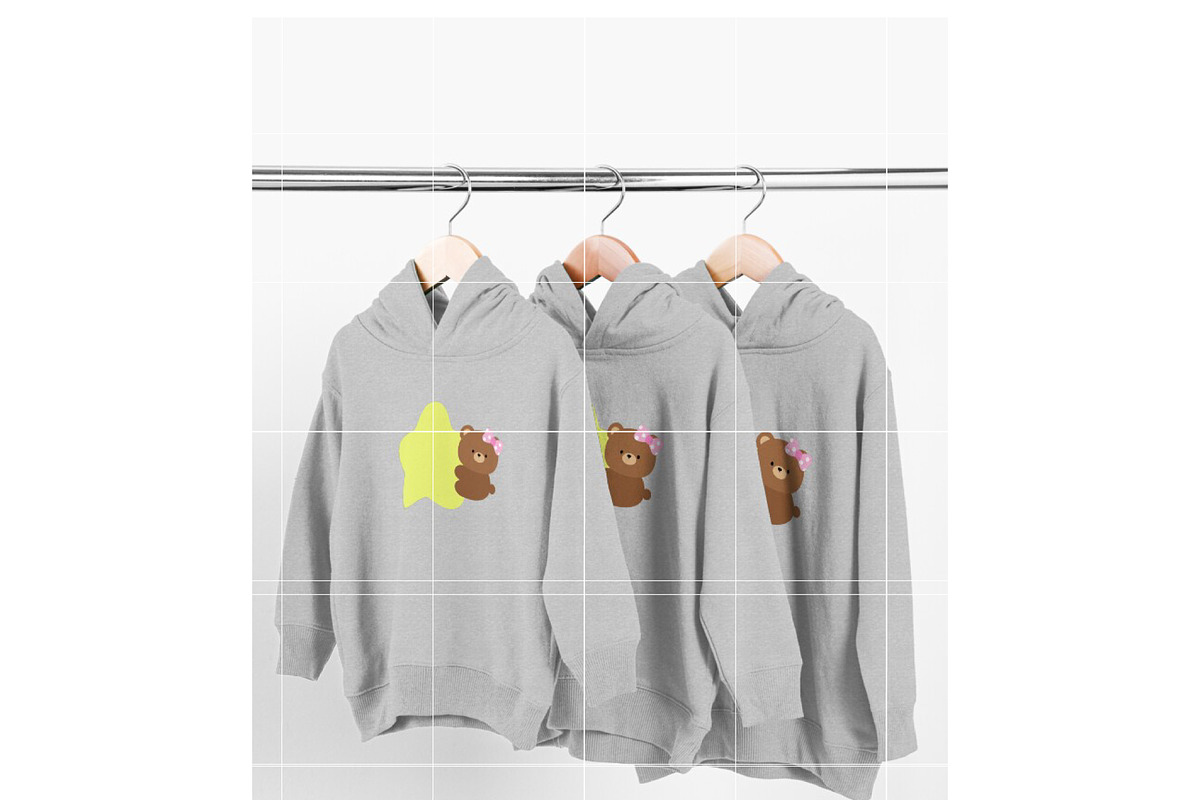 Cute Bear with Star SVG, an Illustration by TheHitShop (Photo 9 of 10)