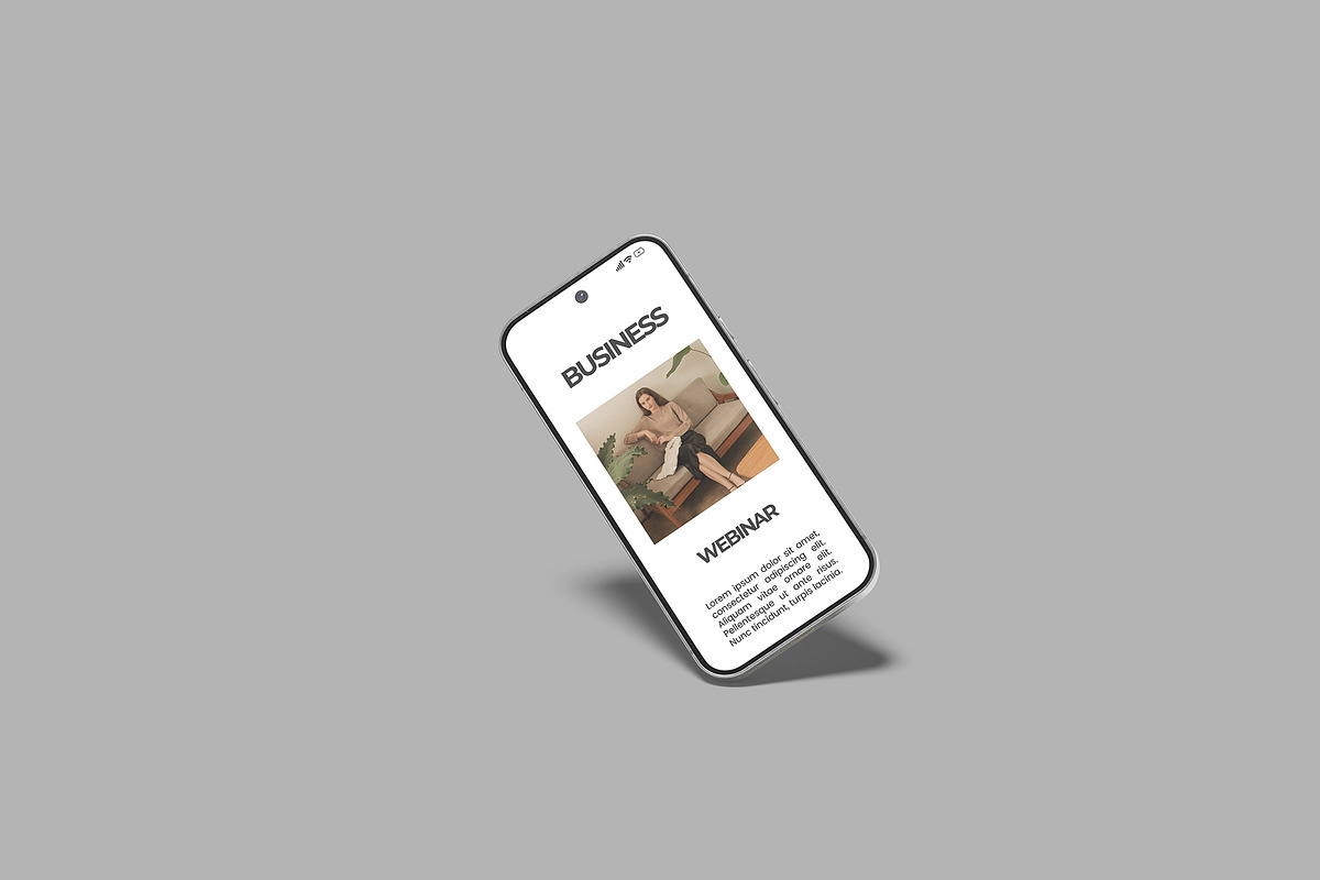 Smartphone Screen Mockup, a Device Mockup by lamorastudio (Photo 5 of 11)