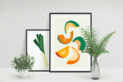Salad - Vegetables & Fruits, a Food Illustration by Alina Sh (Thumbnail 9 of 9)