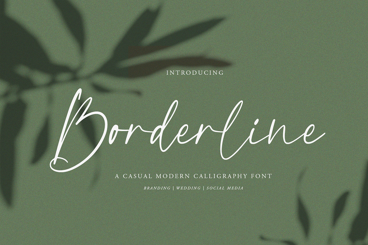 Borderline - Calligraphy Font