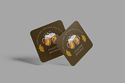 Coaster Mockup, a Product Mockup by Squashy Creative Studio (Thumbnail 5 of 5)