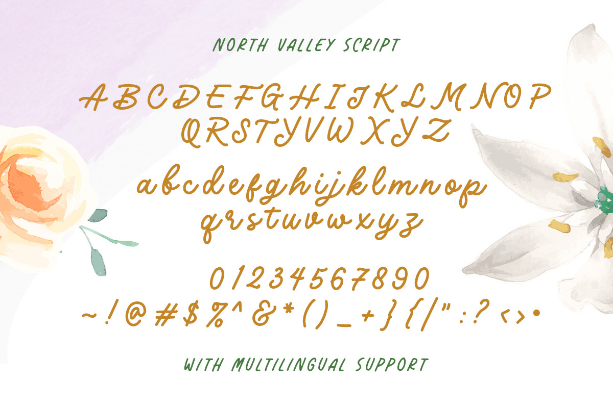 North Valley - Cute Sans and Script, a Font by Letterhend Studio (Photo 8 of 9)