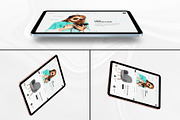 All New iPad Air Mockups, an iPad Mockup by ydlabs (Thumbnail 6 of 9)