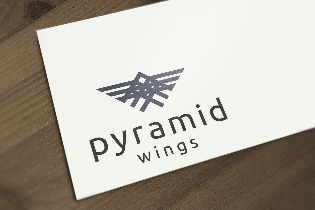 Pyramid Wings Logo Template, a Branding & Logo Template by PixaSquare (Photo 2 of 3)