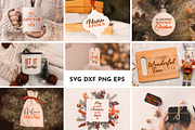 36 Minimalist Christmas Quotes SVG, an Object Graphic by AvaAva (Thumbnail 13 of 22)