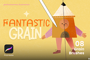 Fantastic Grain – Textured Brushes, a Brush Add-On by Eliza Moreno Illustration (Thumbnail 1 of 4)