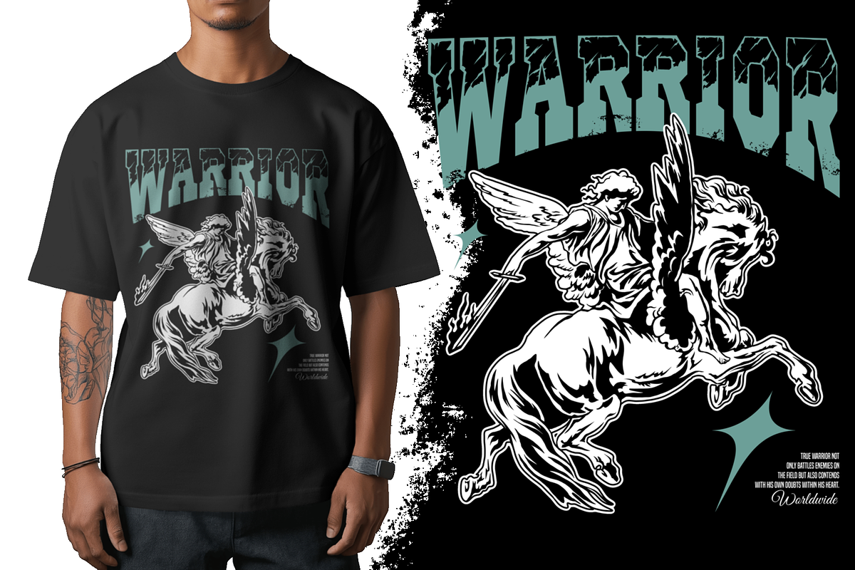 Streetwear T-Shirt Design Bundle v1, an Object Graphic by Pries Studio (Photo 6 of 6)