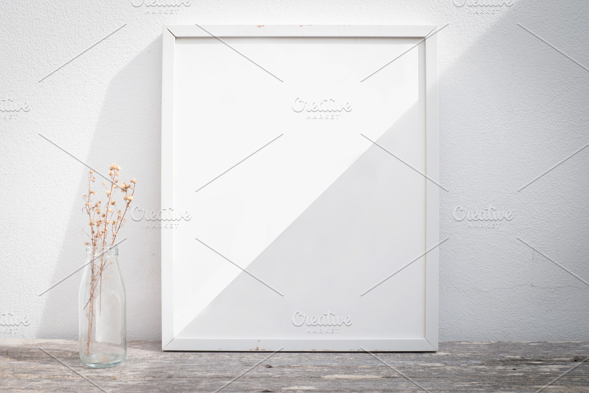 vintage blank picture frame and sunl, a Business Photo by ptystockphoto (Photo 1 of 2)