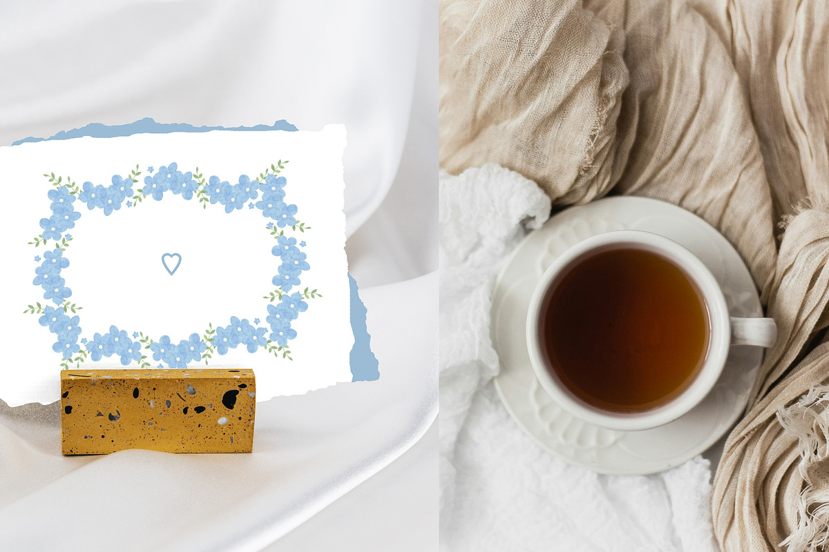 Tea Party Watercolor Clipart, a Decorative Illustration by natalisart (Photo 6 of 17)