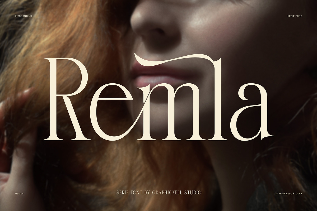Remla Elegant Serif Font, a Serif Font by Graphicxell (Photo 1 of 8)
