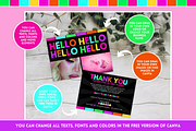 Neon Thank You Card - Edit in Canva, a Business Card Template by SunshineStudioBoutique (Thumbnail 7 of 10)