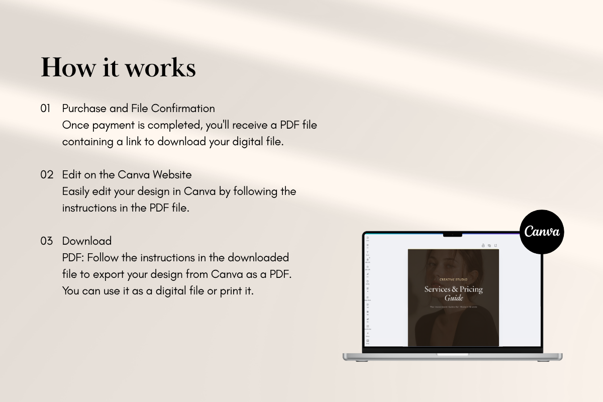 Photographer Services Pricing Guide, a Magazine Template by batang (Photo 4 of 4)