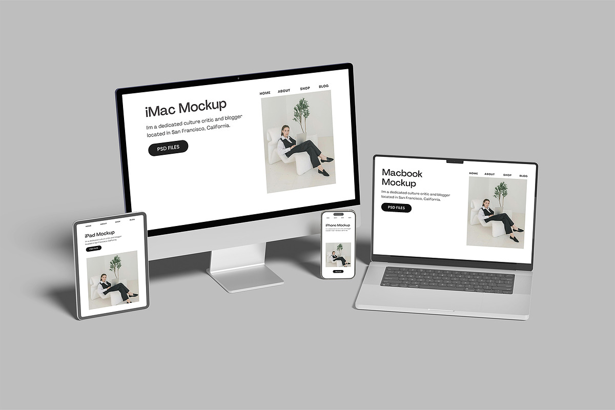Multi Devices Mockup, a Device Mockup by Bangdastudio (Photo 4 of 6)