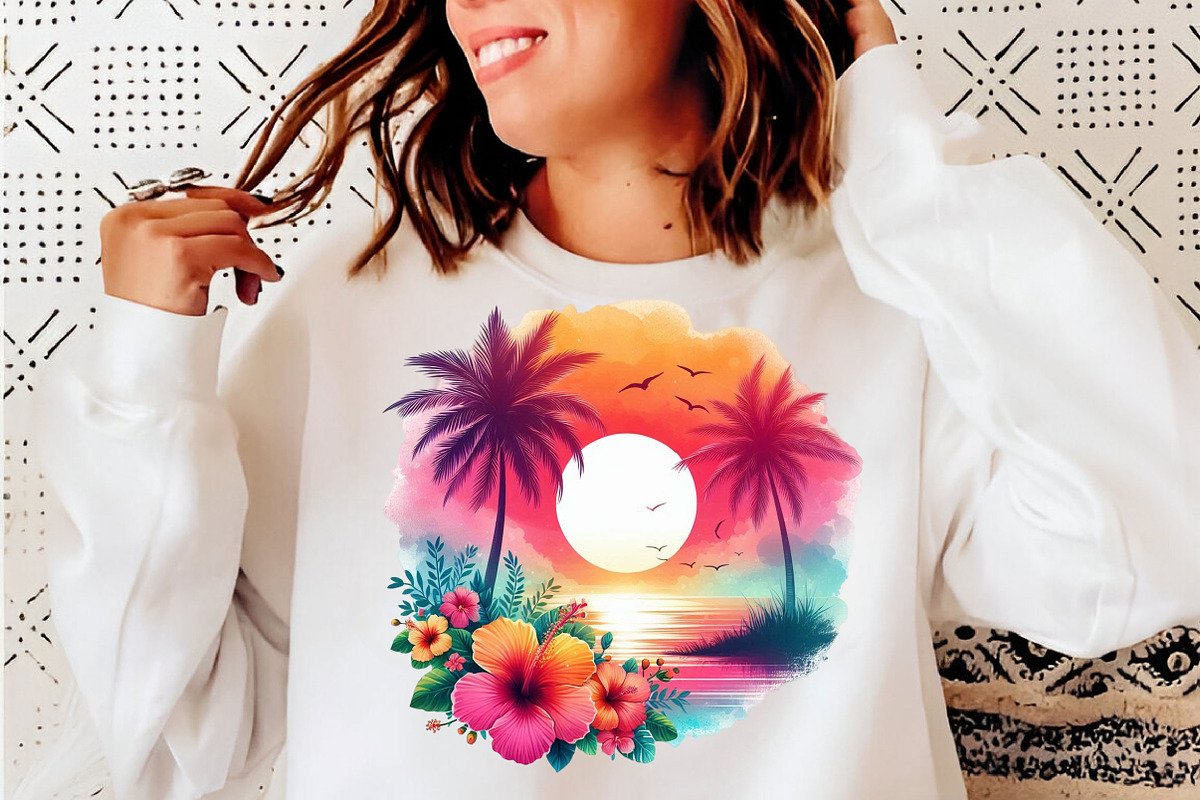 Hello Summer Sublimation Bundle, an Illustration by SinaCreation (Photo 8 of 13)