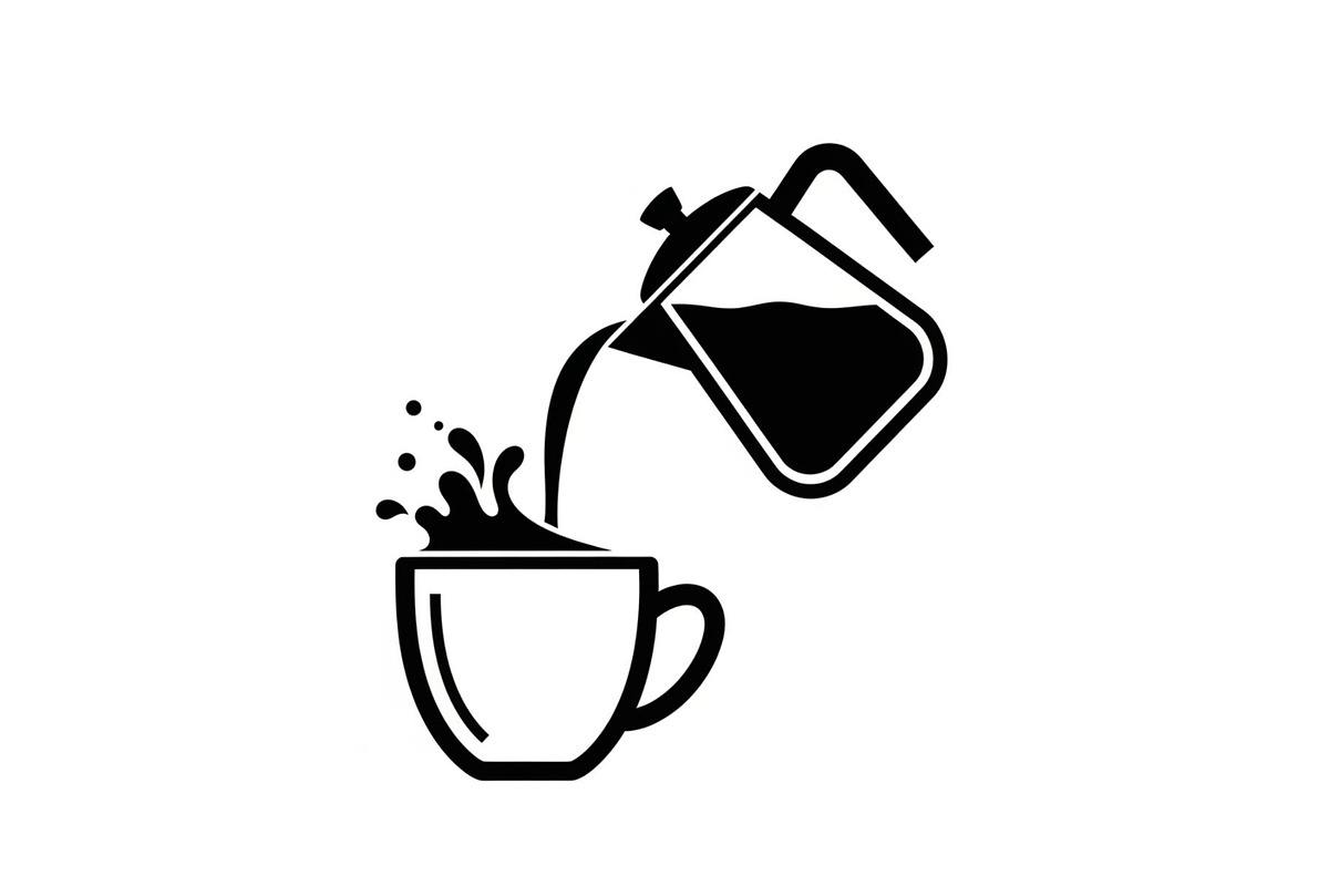 Pour Over Coffee Cup Silhouette Bund, an Illustration by Designs_River (Photo 24 of 31)
