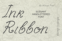 Ink Ribbon | Elegant Whimsy Font