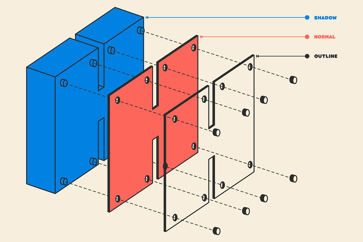 Ft Bueloz | Shadow Font, a Sans Serif Font by Fateh.Lab (Photo 4 of 12)