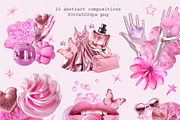 PINKCORE Graphic collage collection, a Graphic by LarysaZabrotskaya (Thumbnail 6 of 10)