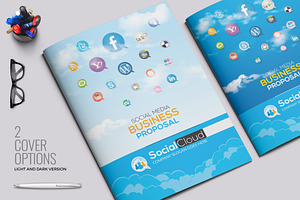 Social Media Project Proposal, a Brochure Template by ContestDesign