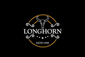 Vintage Retro Longhorn Texas Logo, a Branding & Logo Template by AlvinStd