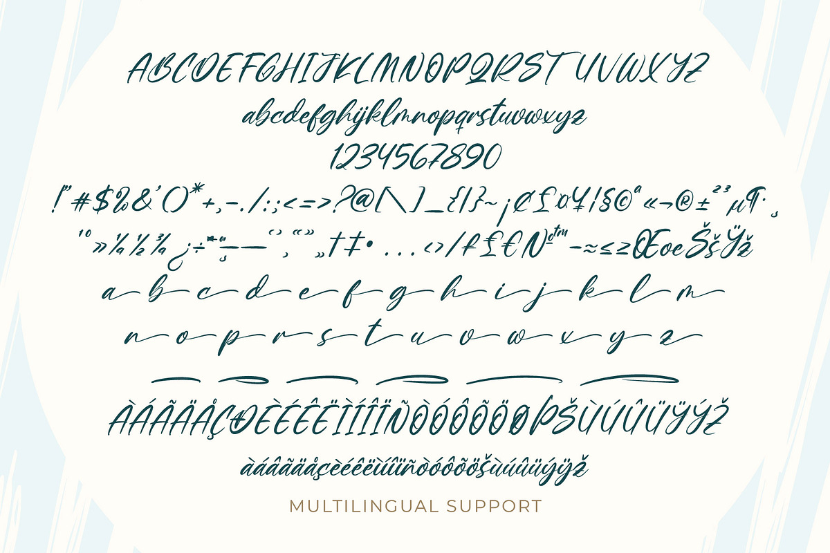 Delaghen - Stylish Script Font, a Script Font by Afkari Studio (Photo 2 of 8)