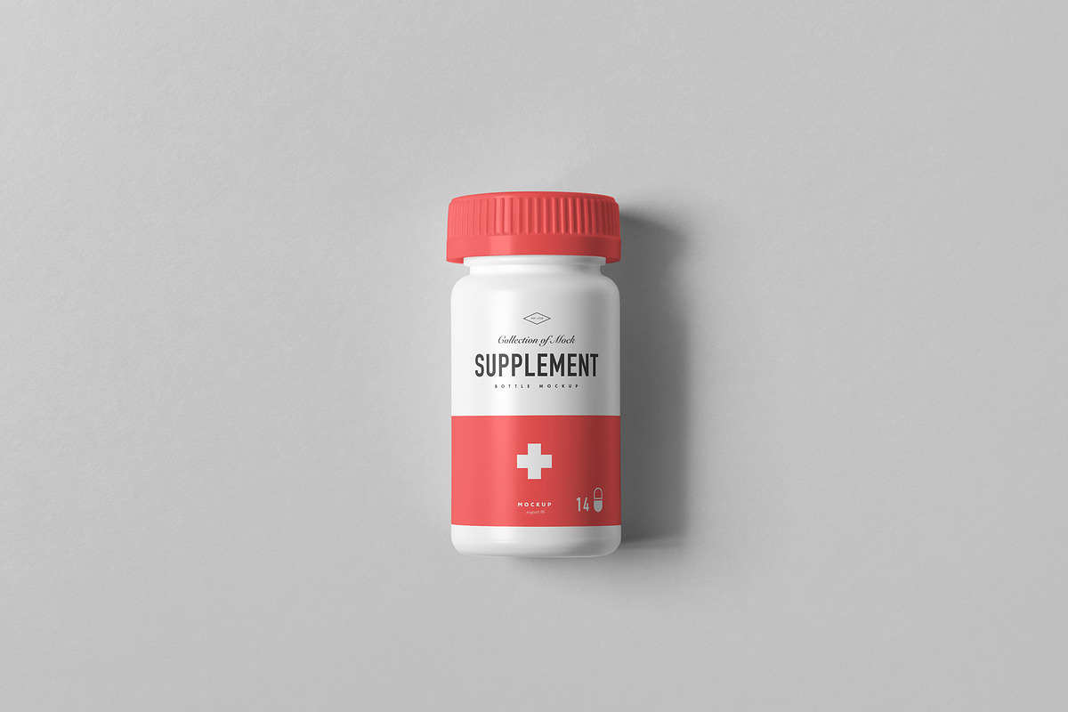 Supplement Jar & Box Mock-Up 4, a Packaging Mockup by Yogurt86 (Photo 10 of 11)