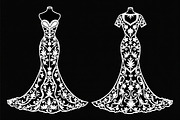 Fashion Dress Silhouette Bundle, an Illustration by BIPLOB EXPERT (Thumbnail 12 of 21)