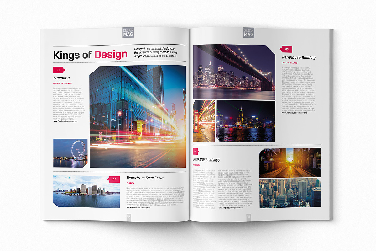 Magazine Template InDesign 07, a Magazine Template by Love Graphic Design (Photo 4 of 29)