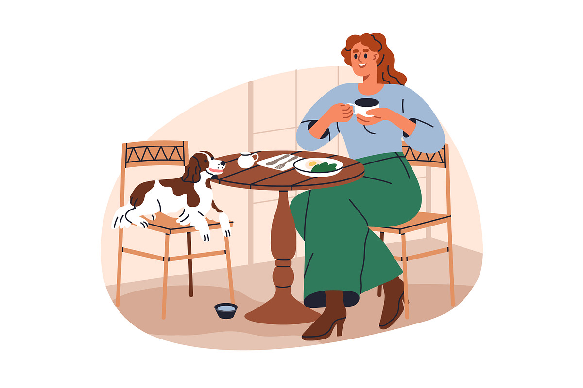 Pet care. Cats and dogs services set, an Animal Illustration by Good Studio (Photo 9 of 11)