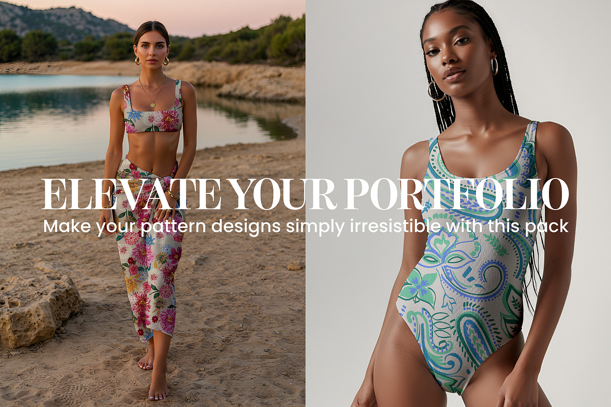 15 Women's Beachwear Mockups, a Shirt Mockup by ARARA ✸ Creative Design (Photo 5 of 5)