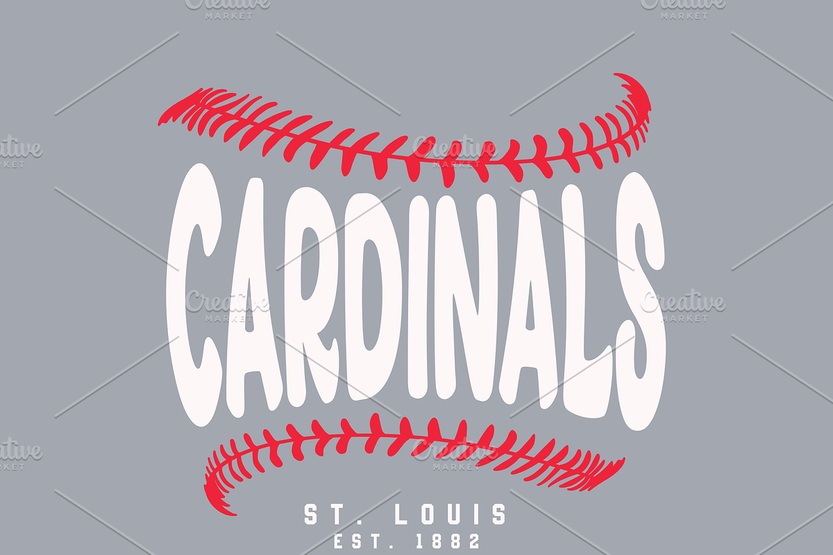St Louis Cardinals Baseball SVG, a Graphic by DesignedByMLE