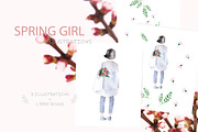 Spring Girl, a Person Illustration by Knysh Ksenya (Thumbnail 6 of 8)