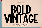 Bold Vintage, a Serif Font by InermediaSTUDIO (Thumbnail 1 of 7)