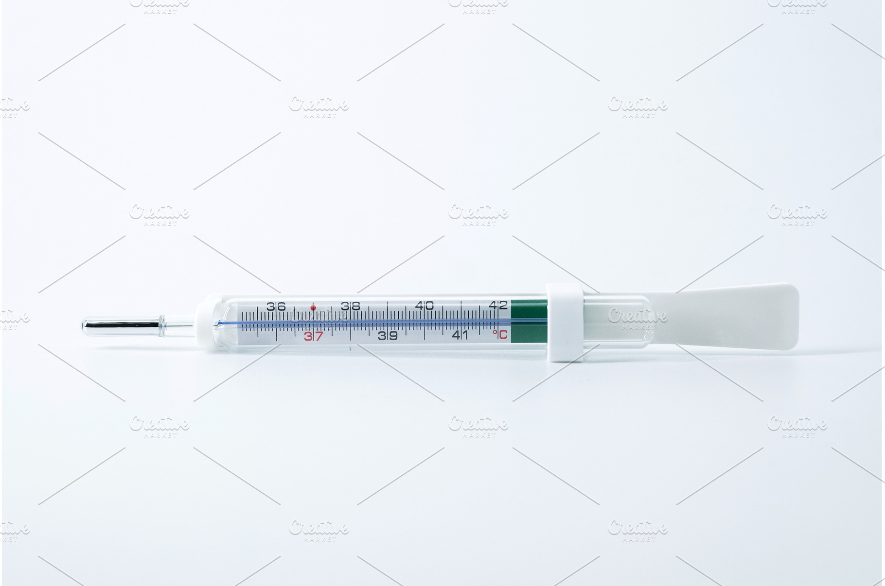 Traditional analog thermometer with, a Health & Medical Photo by Rohan Photography