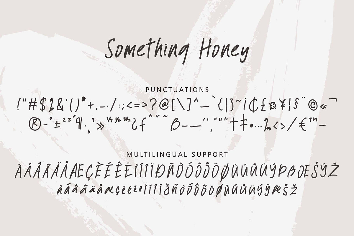Something Honey, a Handwritten Font by Yoga Letter (Photo 7 of 7)