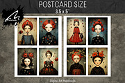 Whimsical Ladybug Girl, Collage Page, a Person Illustration by Digital Art Mahdiseño (Thumbnail 8 of 9)