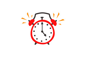 Rad Clip art Cartoon alarm clock, an Object Illustration by Nadzin