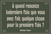 Galber Vintage, a Sans Serif Font by Craft Supply Co. (Thumbnail 7 of 8)