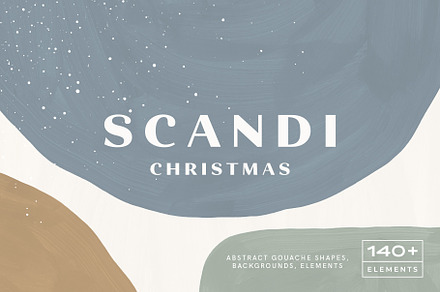 Scandi Christmas Shapes Backgrounds