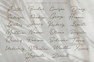 Anetha Faith Signature Font Duo