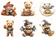 Halloween Teddy Bear Clipart, an Illustration by OK Design (Thumbnail 4 of 5)