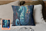 Art, Custom Seahorse, template, a Stationery Template by Boho Pixel Dust (Thumbnail 2 of 3)